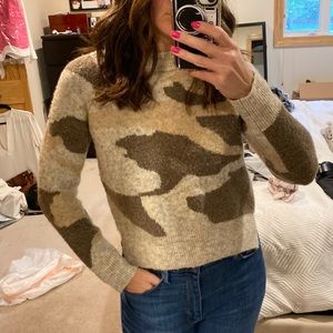 Camo sweater
